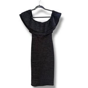 Elegant Black Off-Shoulder Dress